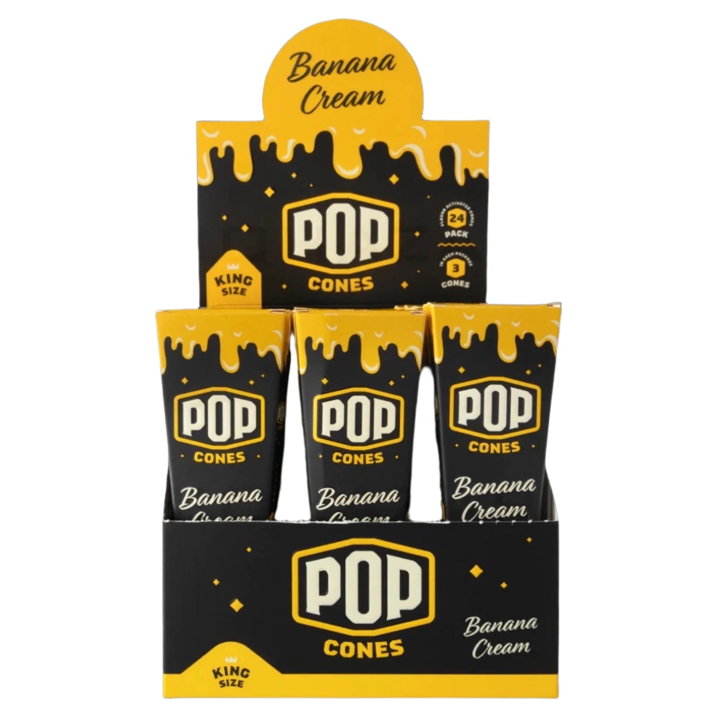 Pop comes banana cream