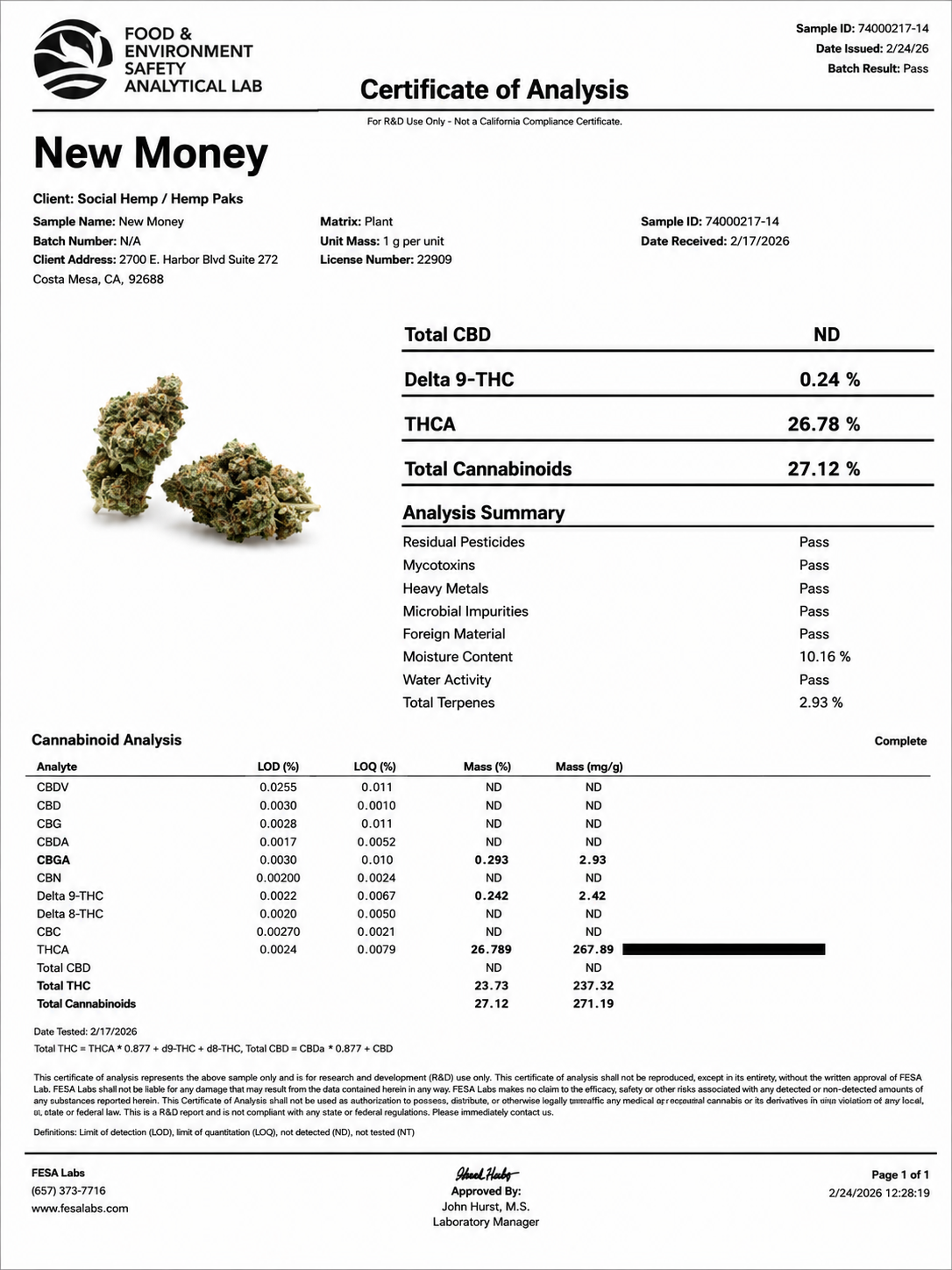 THCa Flower | New Money Super Exotic