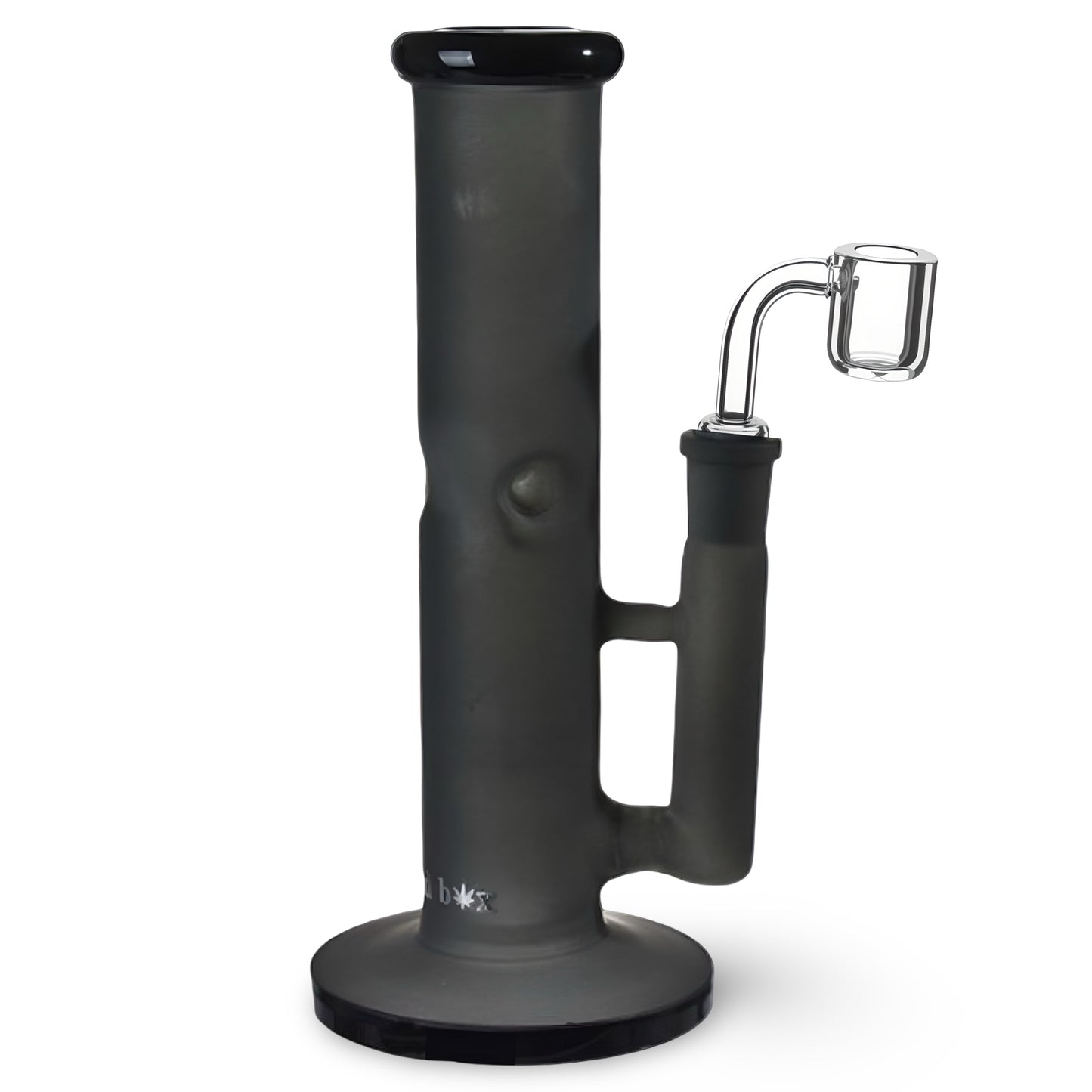 8” Dab Rig | Straight Shooter | Matte Gray