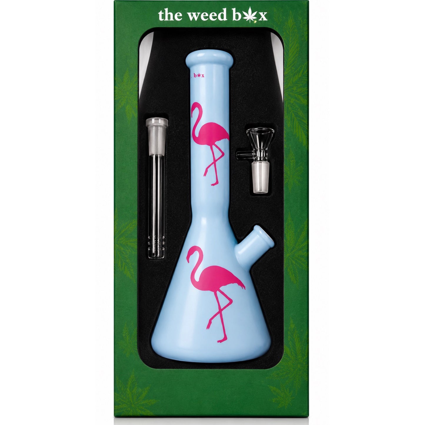 10” Flamingo Beaker Bong