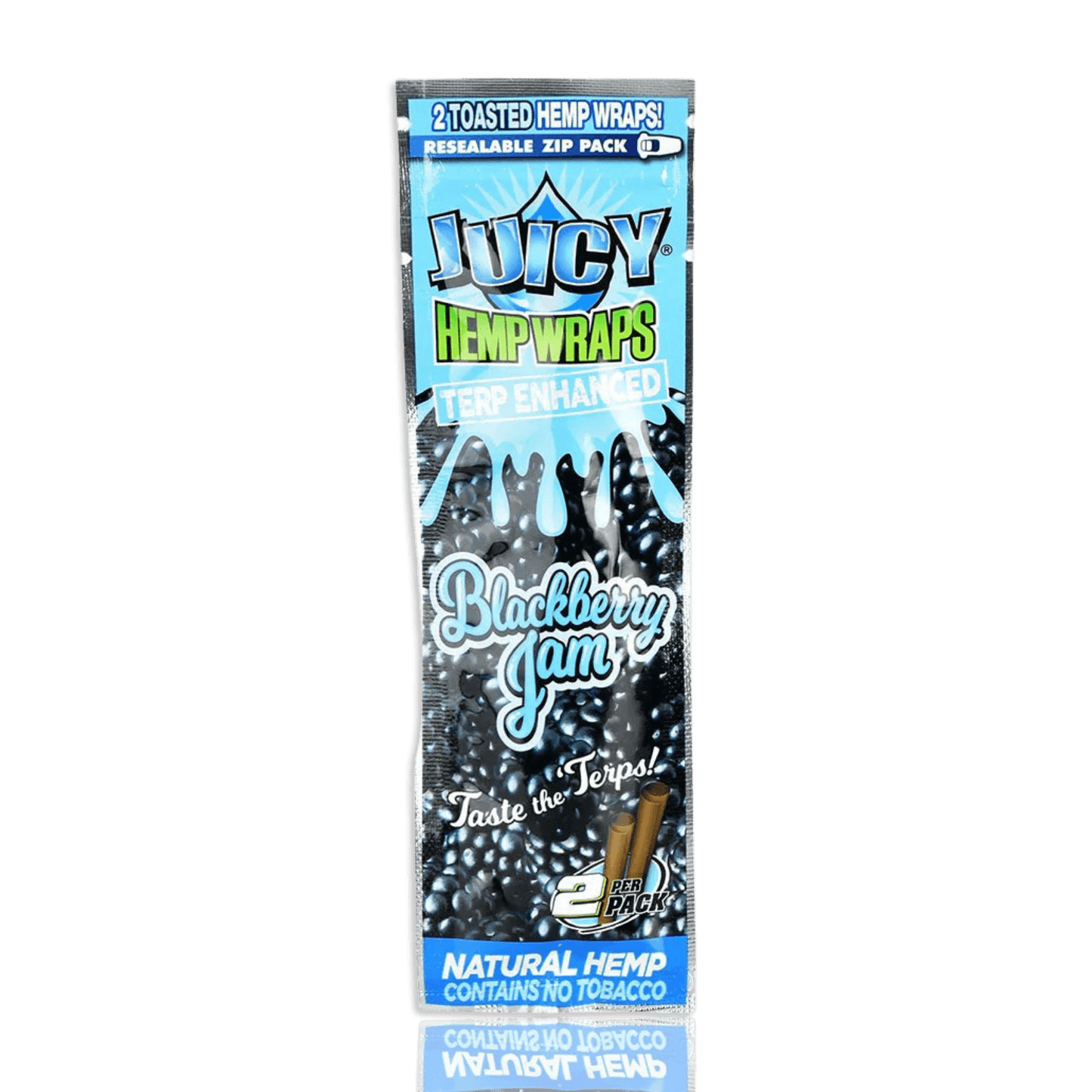 juicy hemp wraps blackberry jam