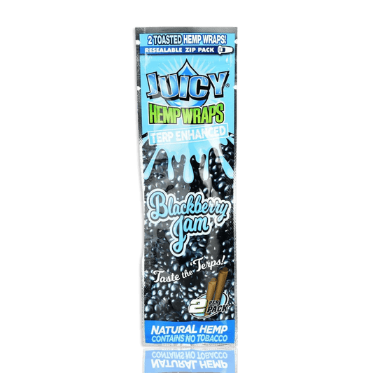 juicy hemp wraps blackberry jam