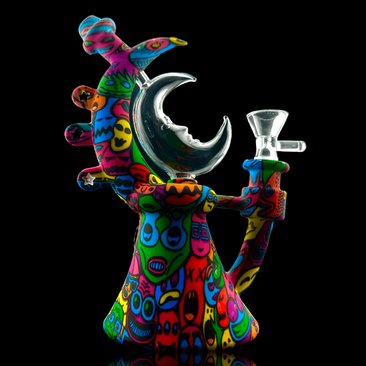 Dark Faces Moon Bong - Weed Subscription Box