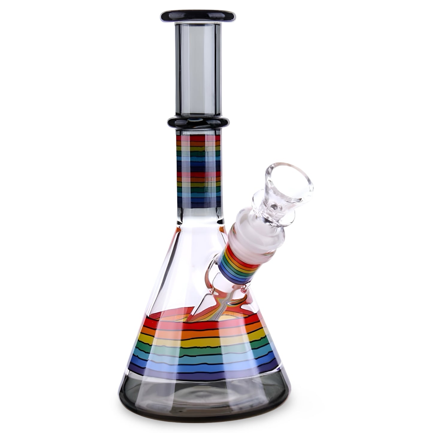 8 inch nostalgic beaker bong glass water pipe