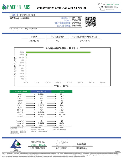 THCa Flower | Papaya Punch 14g