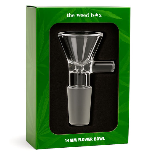 Glass flower smoking bowl 14mm