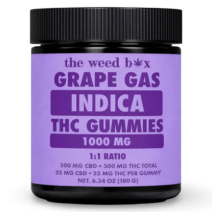 Delta-9 Gummies 1000MG | Grape Gas