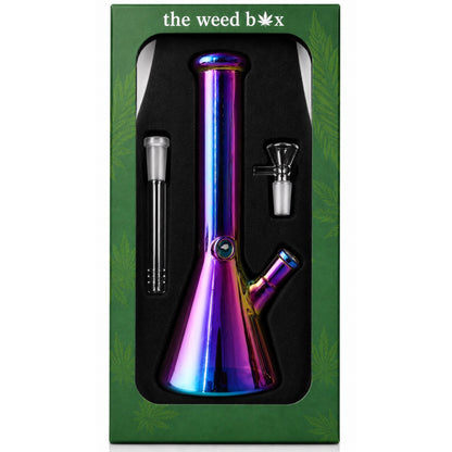 10” Beaker Bong | Metallic