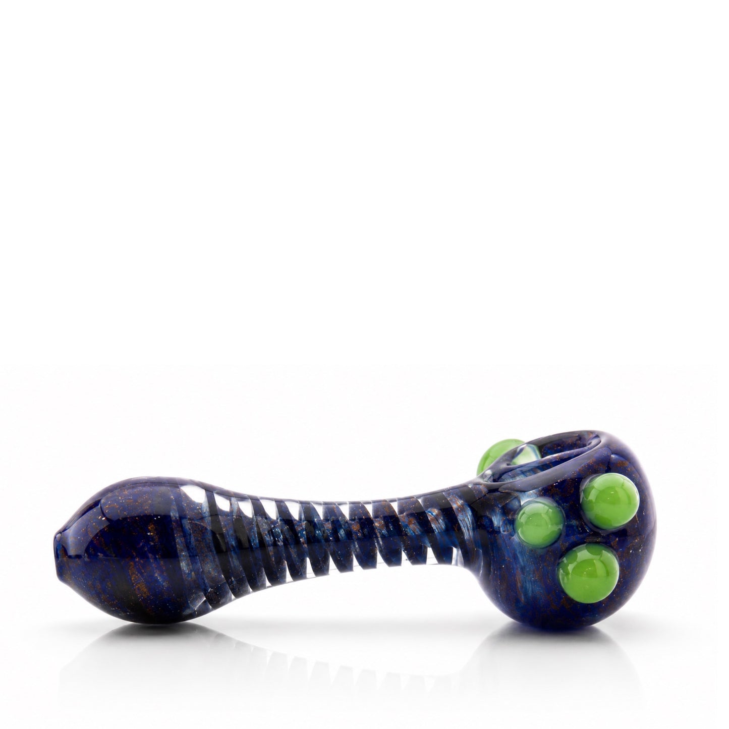 The Weed Box®️ Spiral Purple Hand Pipe | Hand Blown