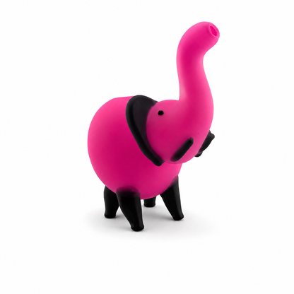 Elephant Hand Pipe | Pink | Hand Blown