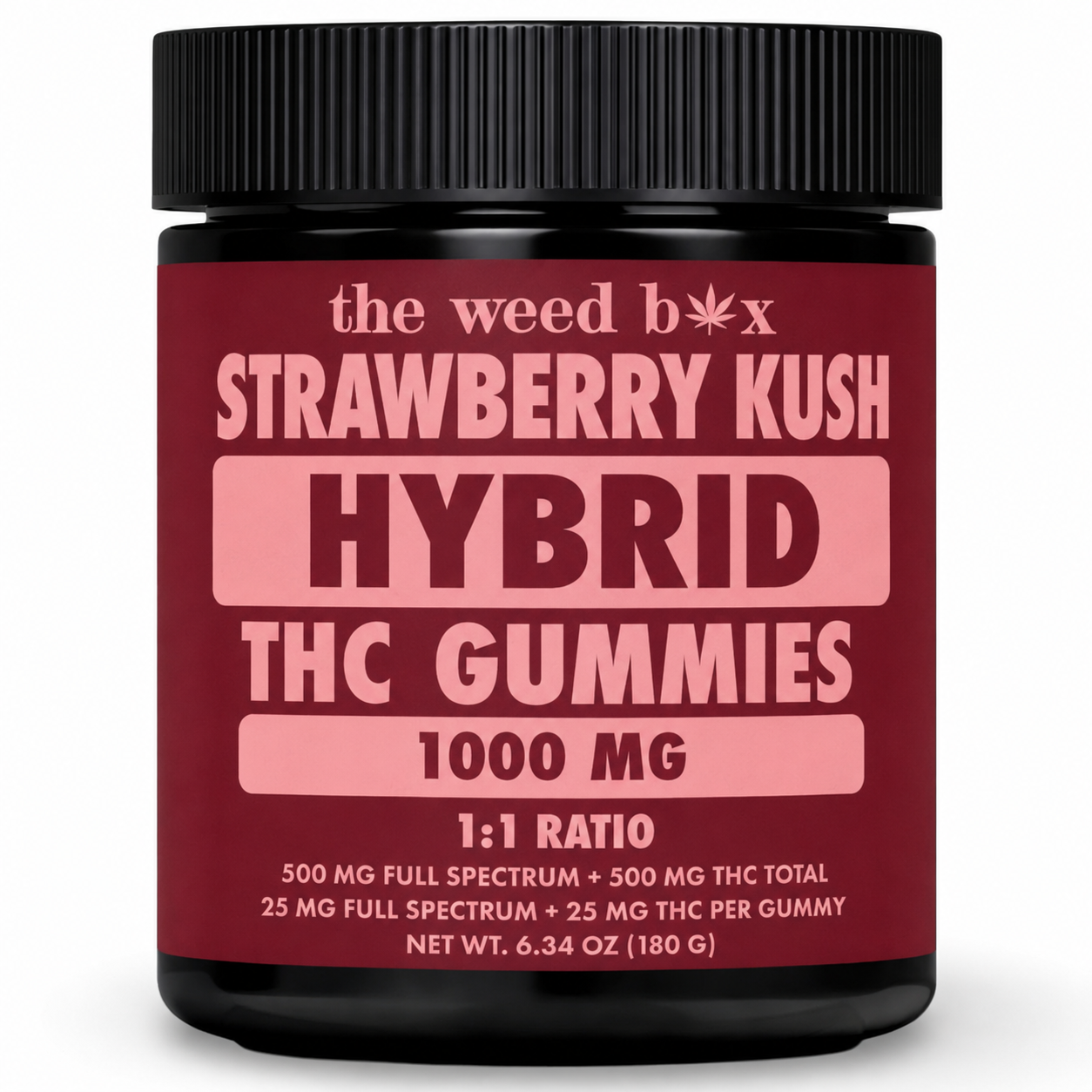 Delta 9 Gummies 1000mg | Strawberry Kush