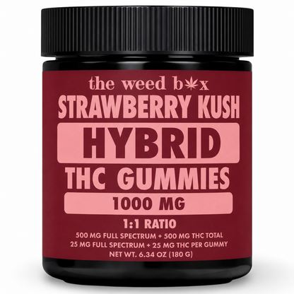 Delta 9 Gummies 1000mg | Strawberry Kush