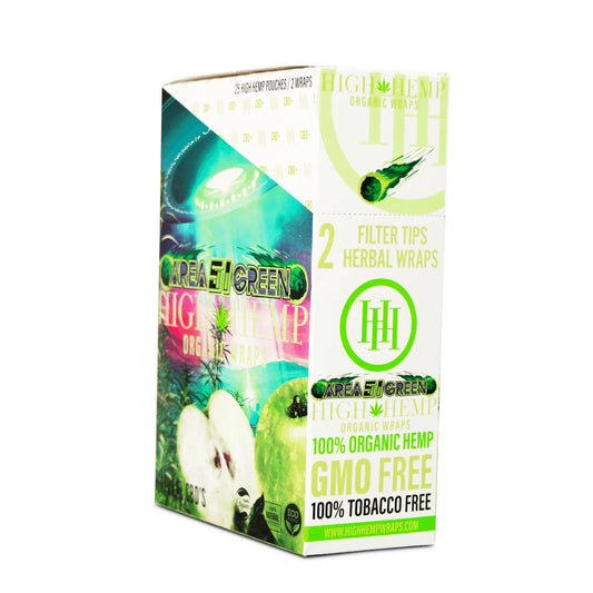 High Hemp®️ Wraps | Area 51 | 25 Packs