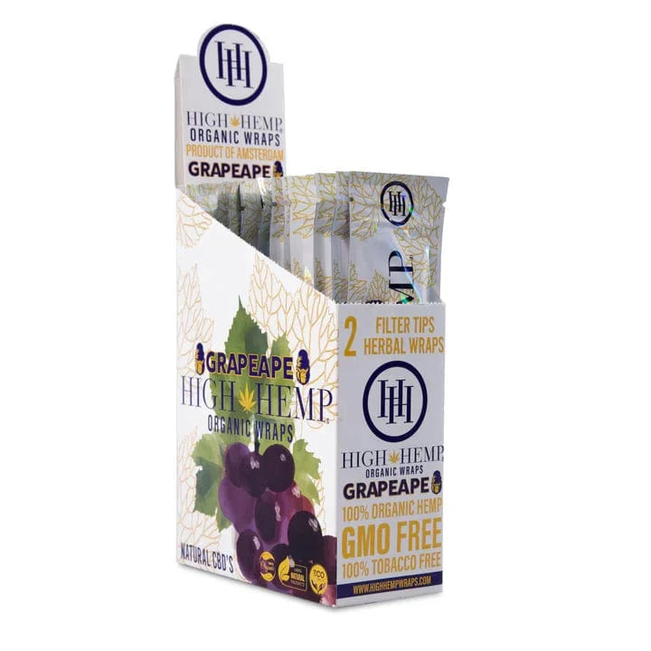 High Hemp®️ Wraps | Grape Ape | 25 Packs