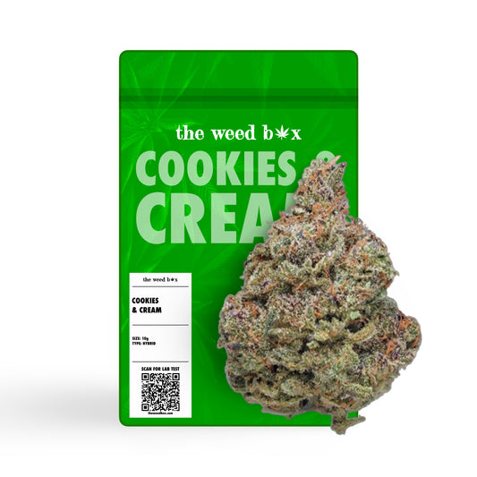 Cookies and cream THCa strain
