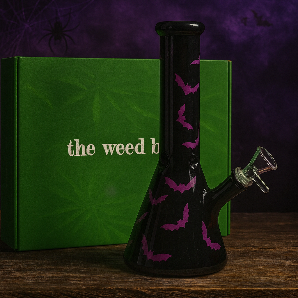 10” Purple Bat Halloween Beaker Bong