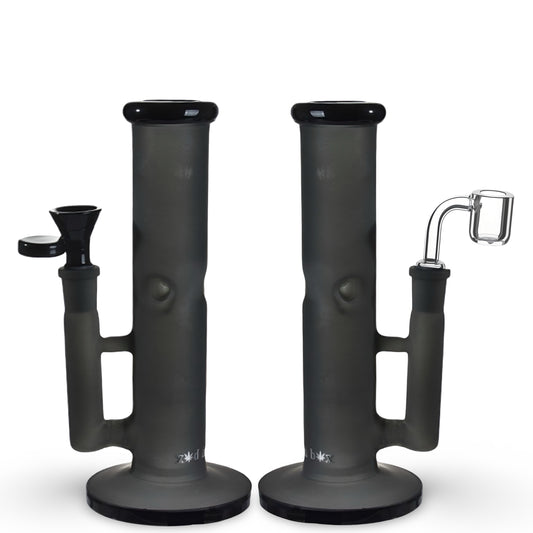 8” Midnight Straight Shooter Bong + Dab Rig Combo