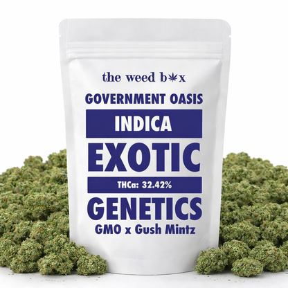 THCa Flower | Government Oasis Exotic Smalls/Micros 14g