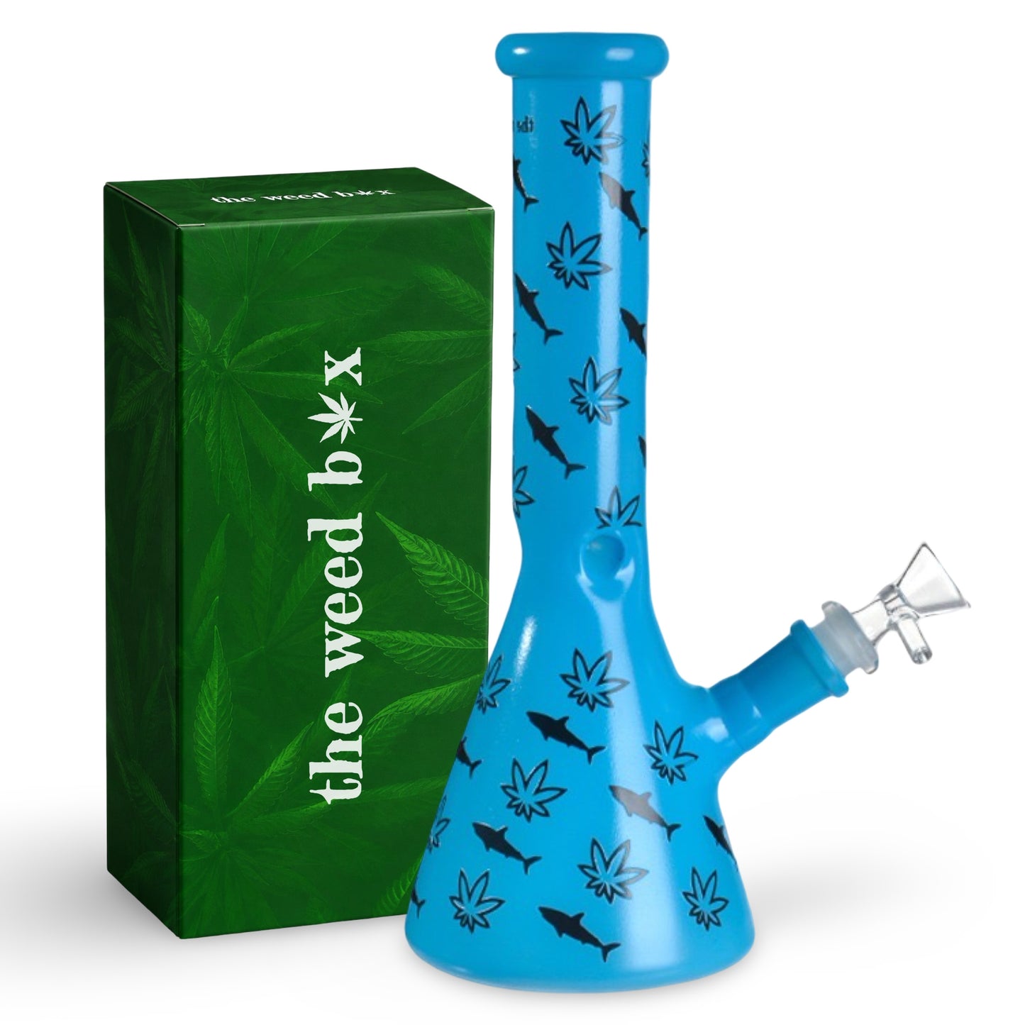 10” Shark Beaker Bong