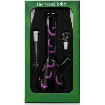 10” Purple Bat Beaker Bong