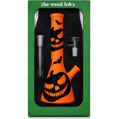 10” Beaker Bong | Jack-O-Lantern
