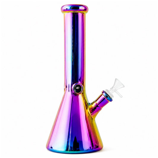Metallic beaker bong