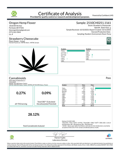 THCa Flower | Strawberry Cheesecake
