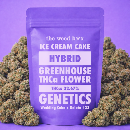 THCa Flower Ice Cream Cake