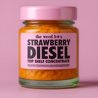 THCa concentrate strawberry diesel