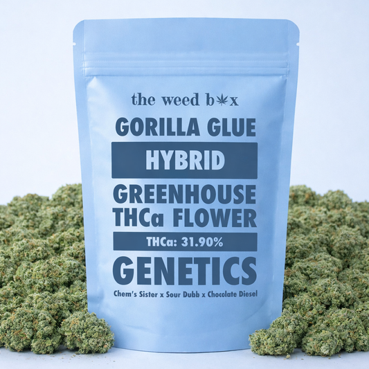 THCa flower gorilla glue strain