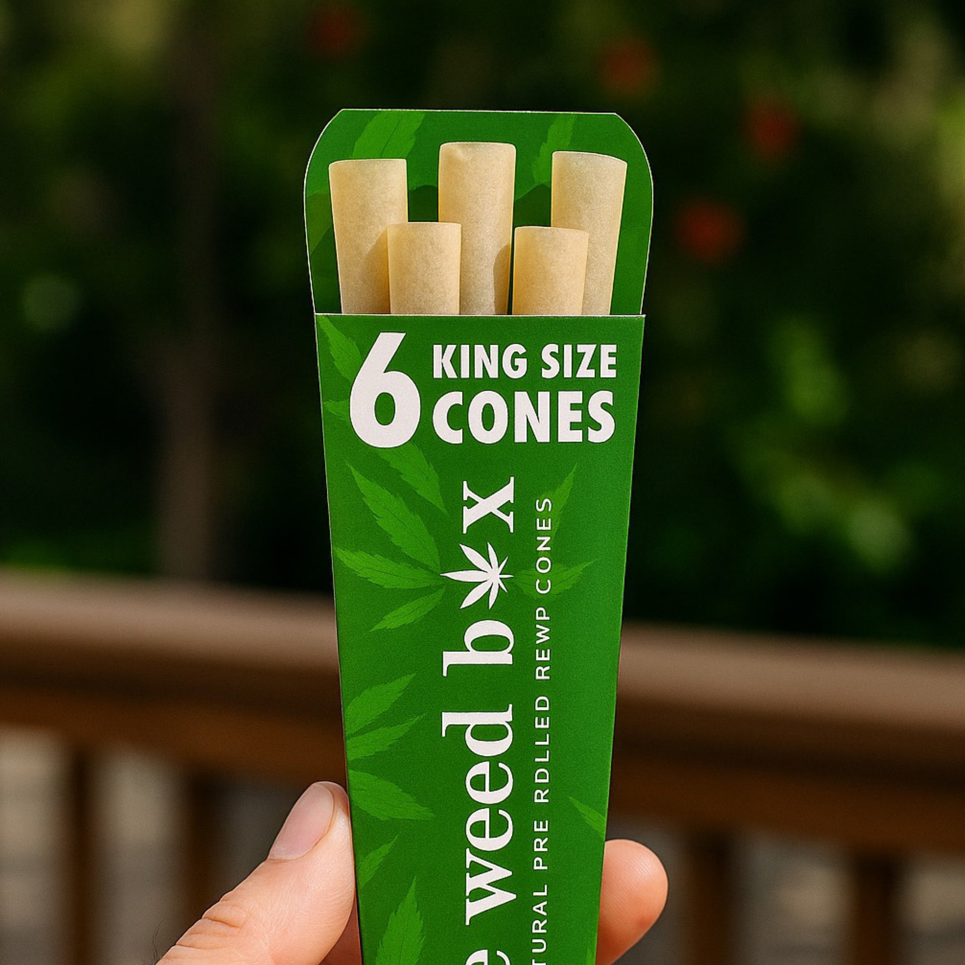 tobacco cones for weed SmokyJoy 100 Pack 1 1/4 Size Rolling Papers Pre Rolled Paper Cones RAW Classic Pre-Rolled Cone Pack