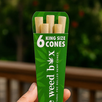 The weed box pre rolled hemp cones