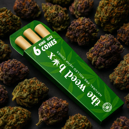 The weed box pre rolled hemp cones